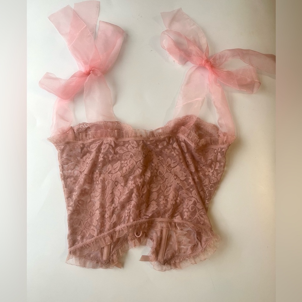 FEMININE MARIE ANTOINETTE BUSTIER CORSET - Picture 4 of 6